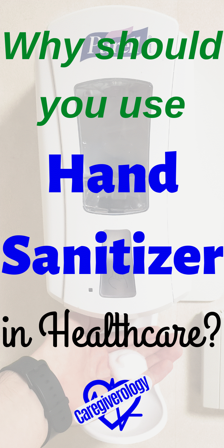 Why should you use hand sanitizer in healthcare?