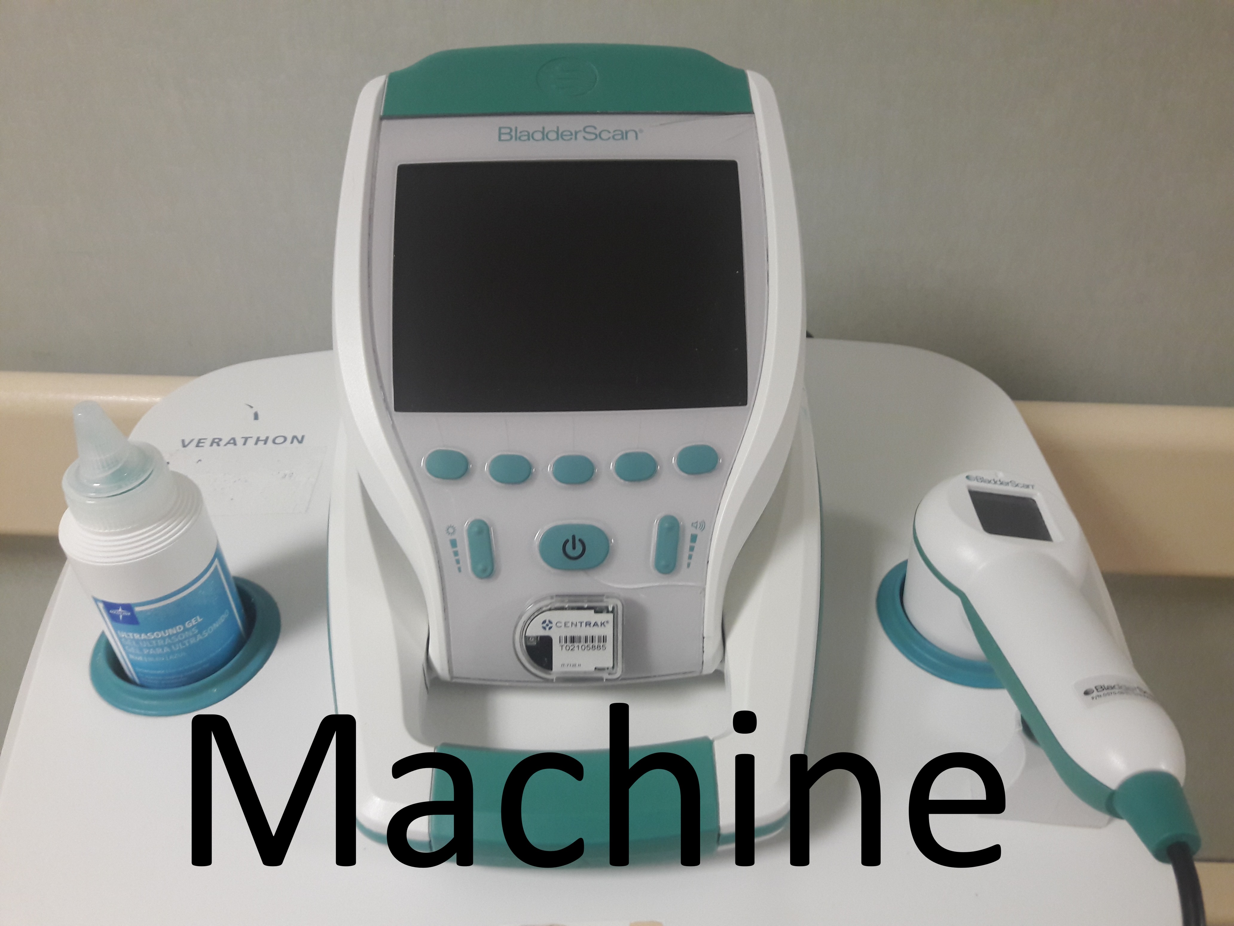 Bladder scanner machine