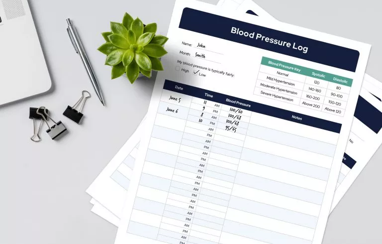 Blood Pressure Log