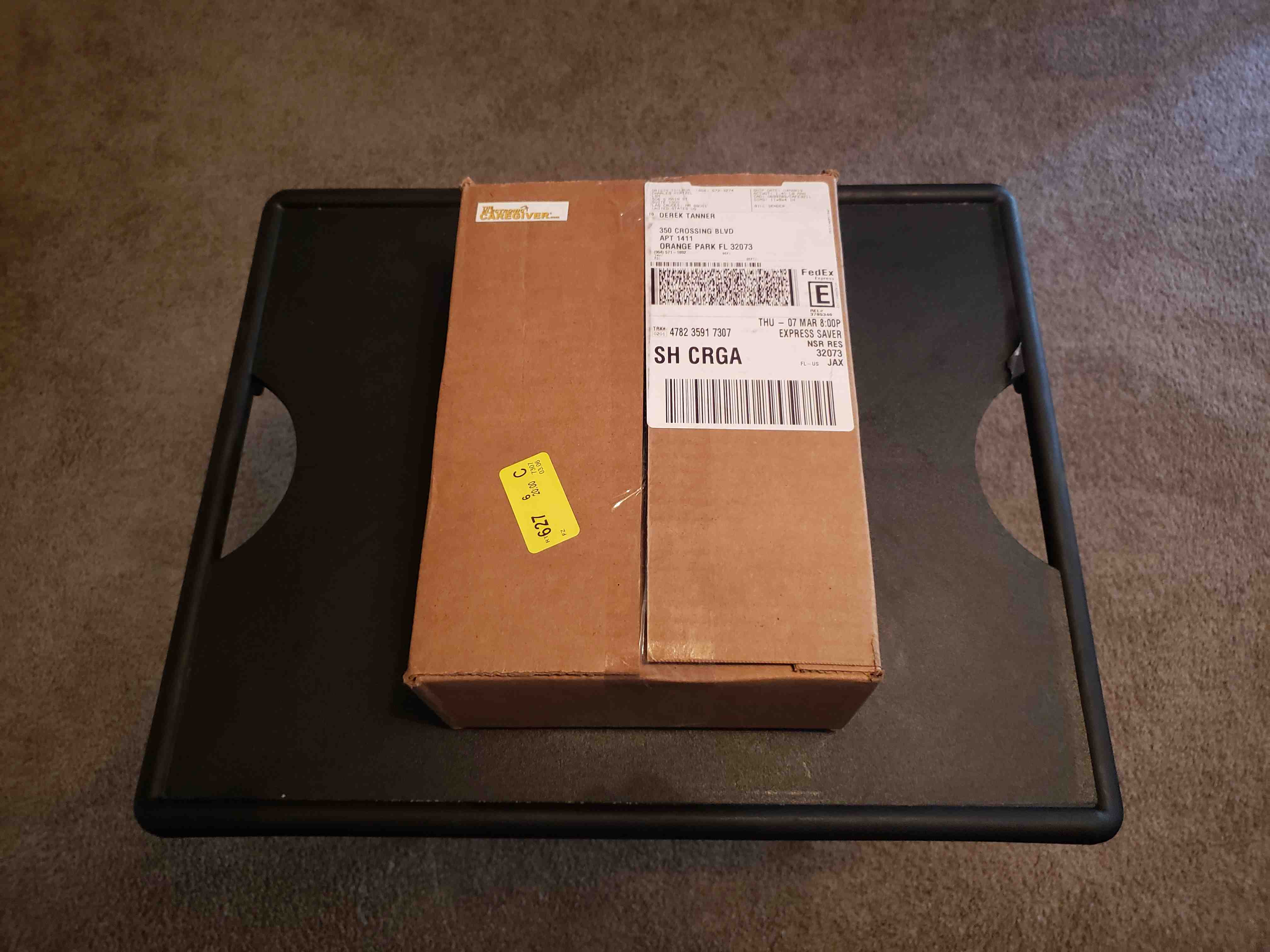 ECG Premier Series shipping box
