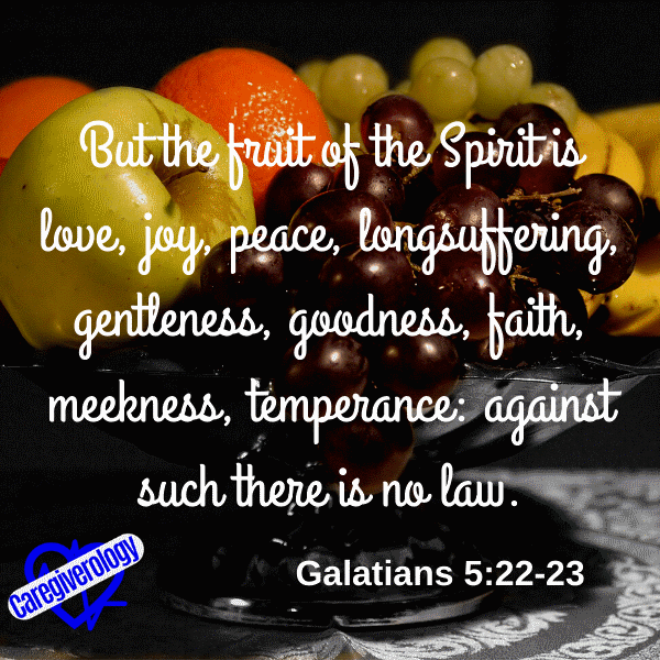 But the fruit of the Spirit is love