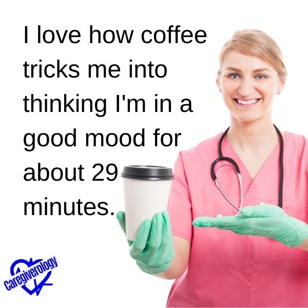 I love how coffee tricks me