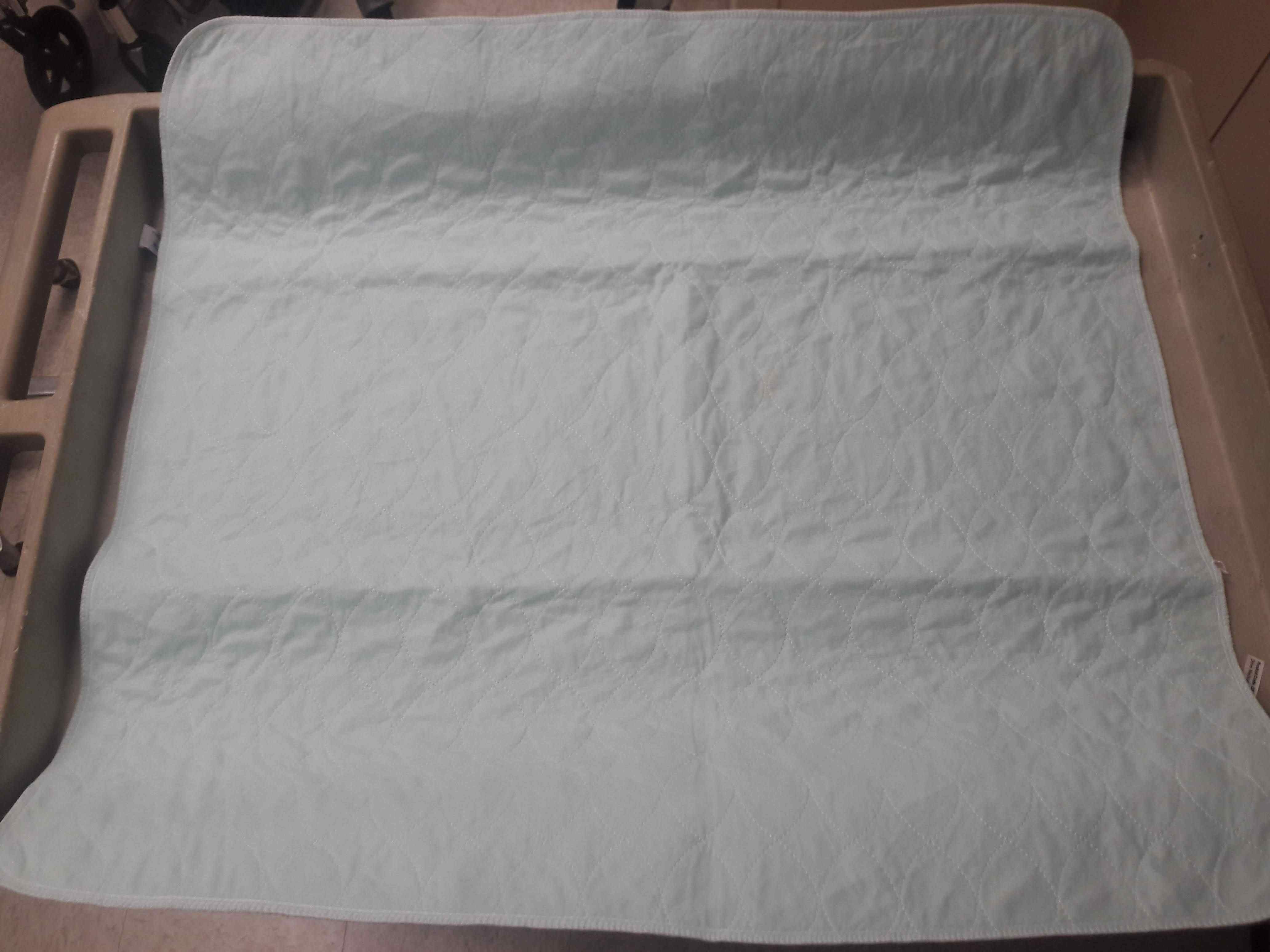 Unfolded incontinence pad