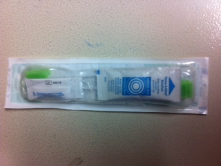 mouth swab packet