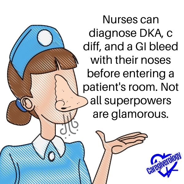 Nurses can diagnose DKA, c diff, and a GI bleed