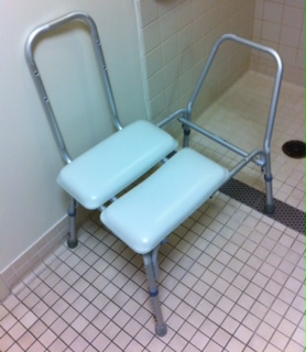 Large shower chair
