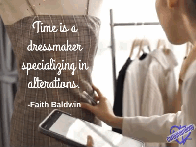 Time is a dressmaker specializing in alterations