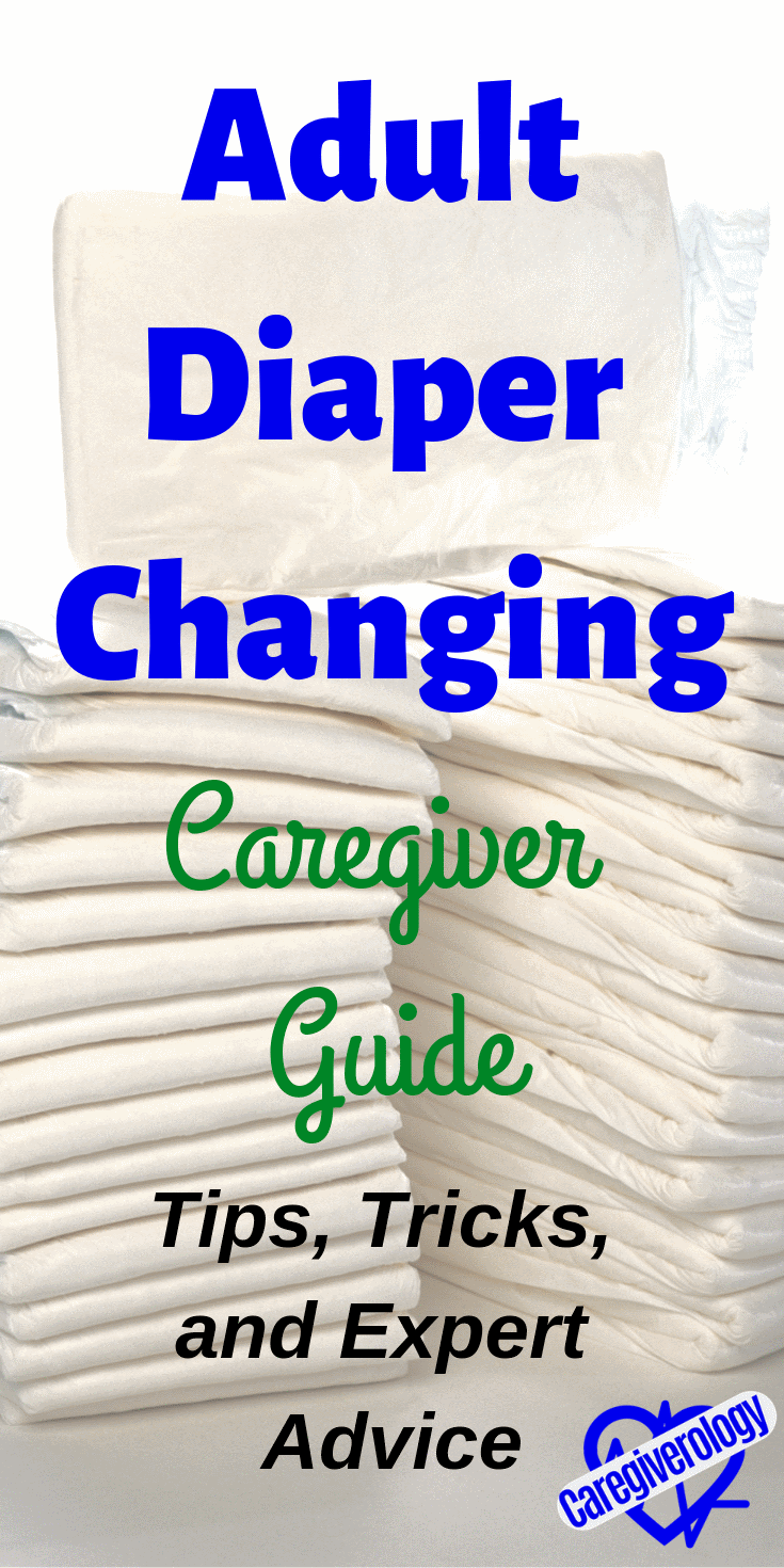 Adult diaper changing caregiver guide