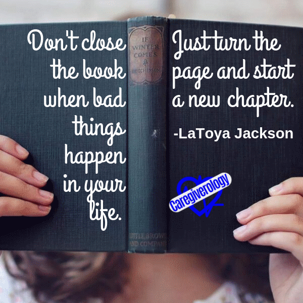 Don't close the book when bad things happen