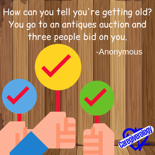 How can you tell you're getting old?