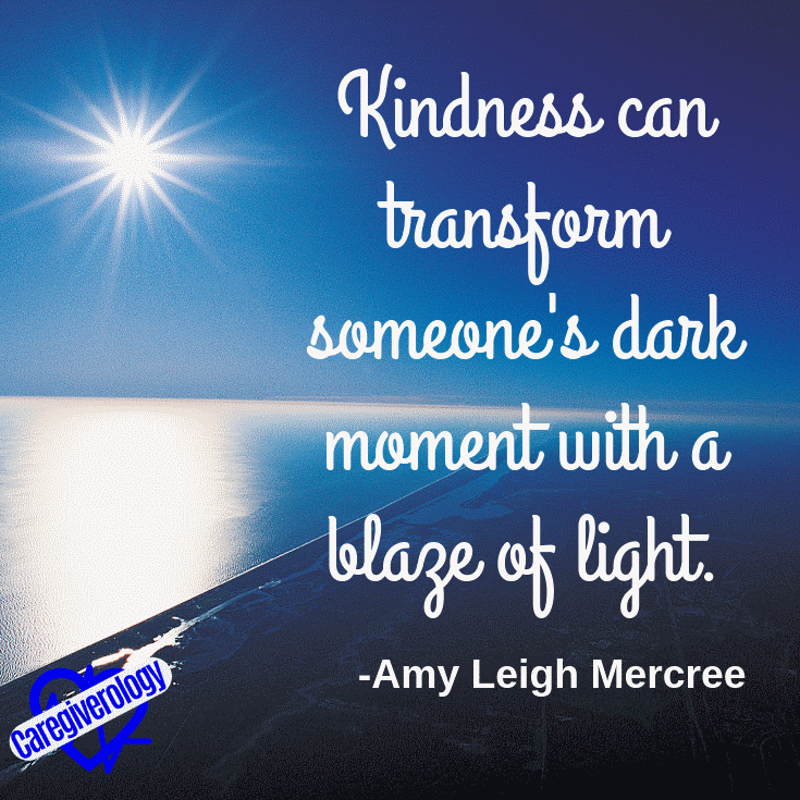 Kindness can transform someone's dark moment