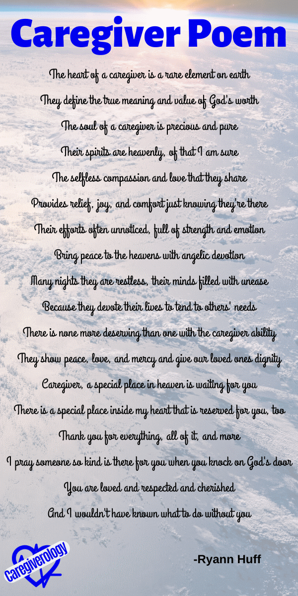 Caregiver Poem by Ryann Huff