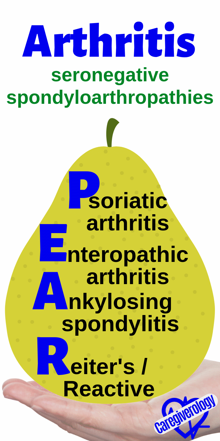 Arthritis, seronegative spondyloarthropathies: PEAR