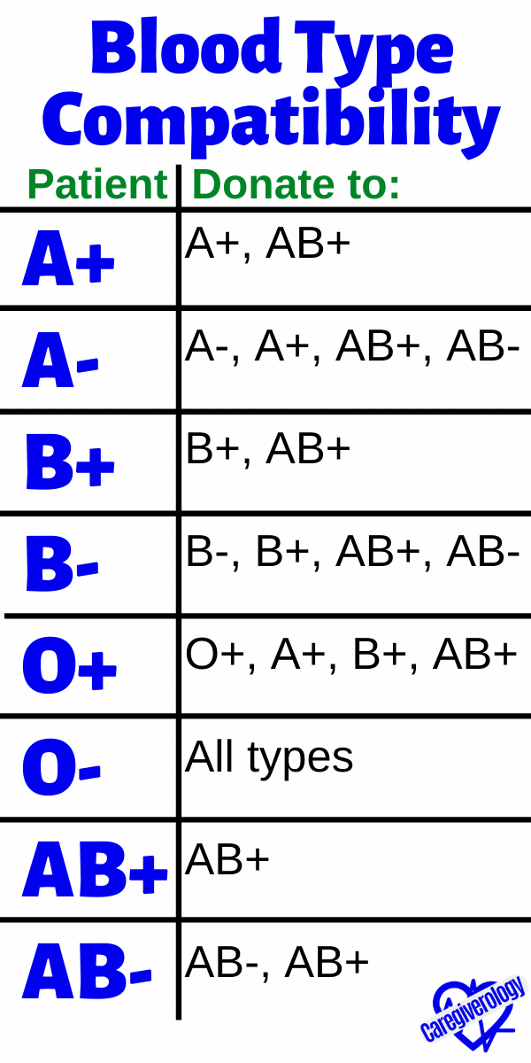 Blood Type Compatibility: Donate