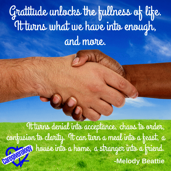 Gratitude unlocks the fullness of life