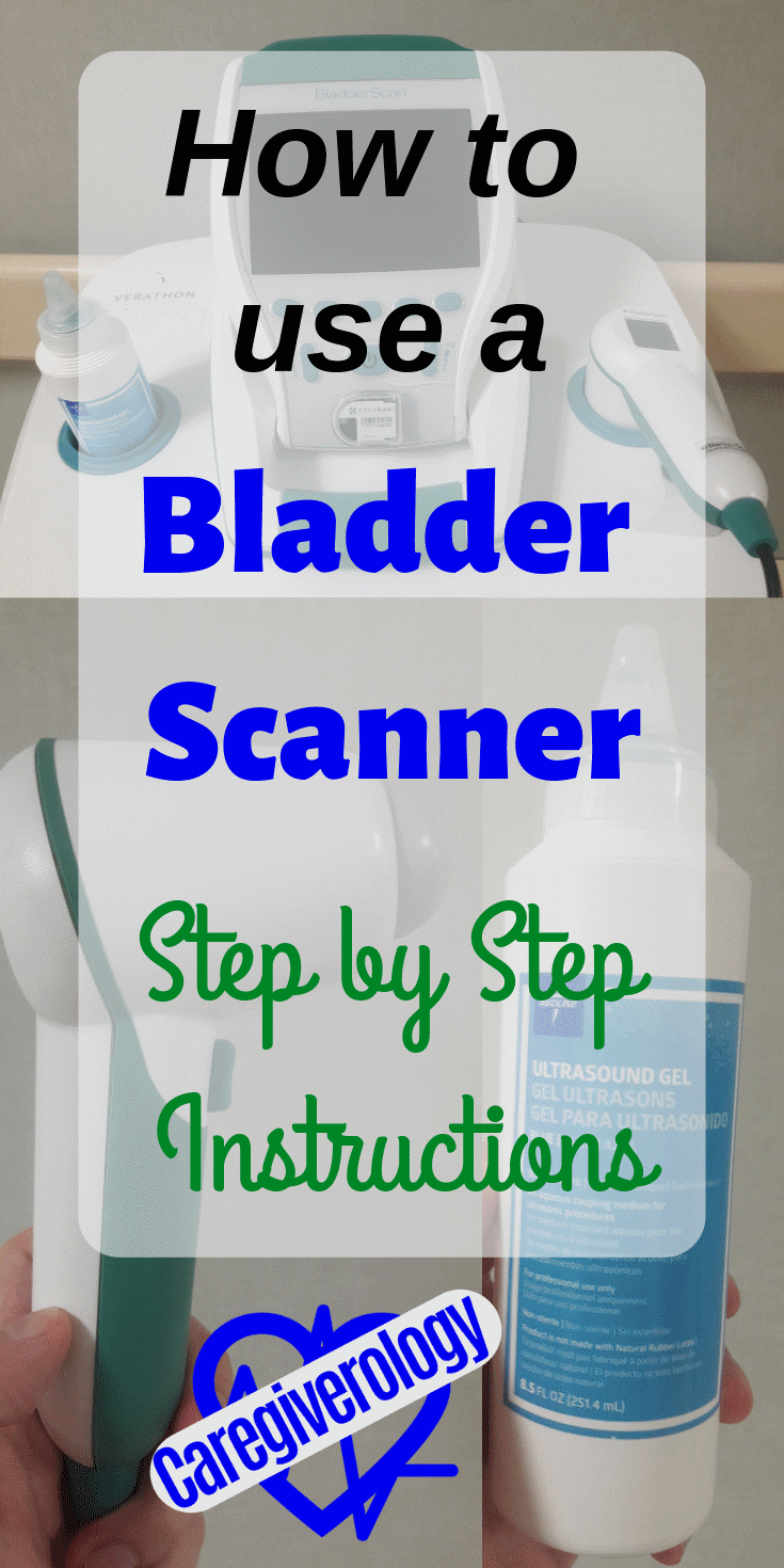 How to use a bladder scanner