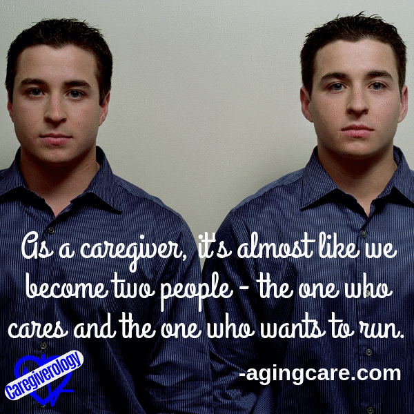 It's almost like we become two people