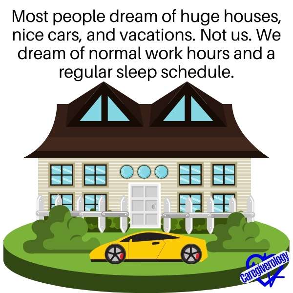 Most people dream of huge houses