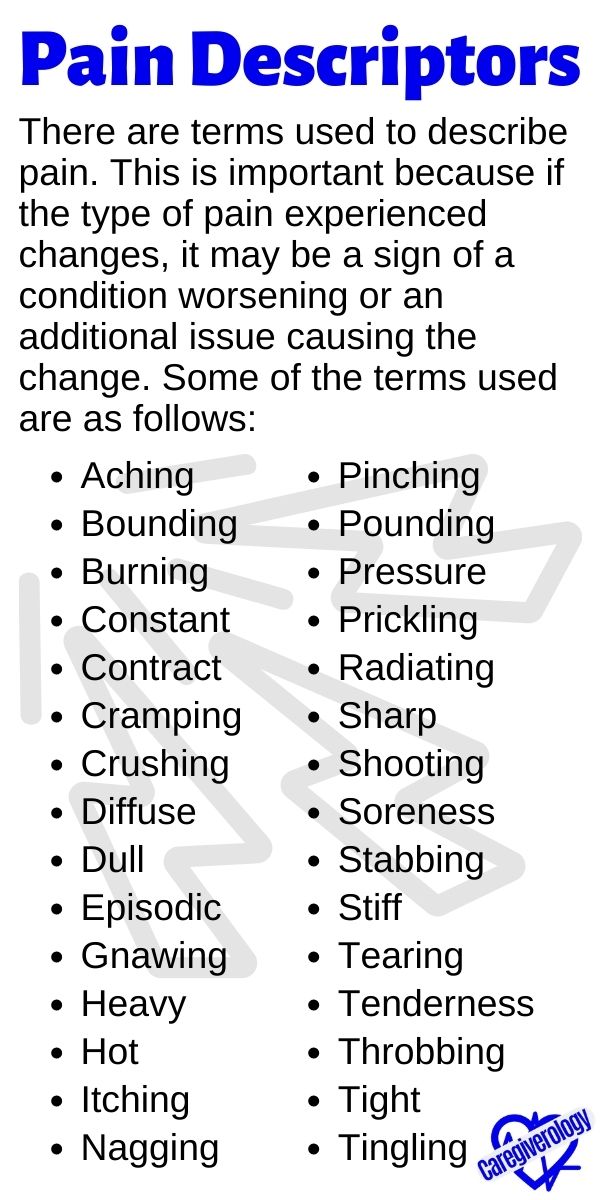 Pain Descriptors