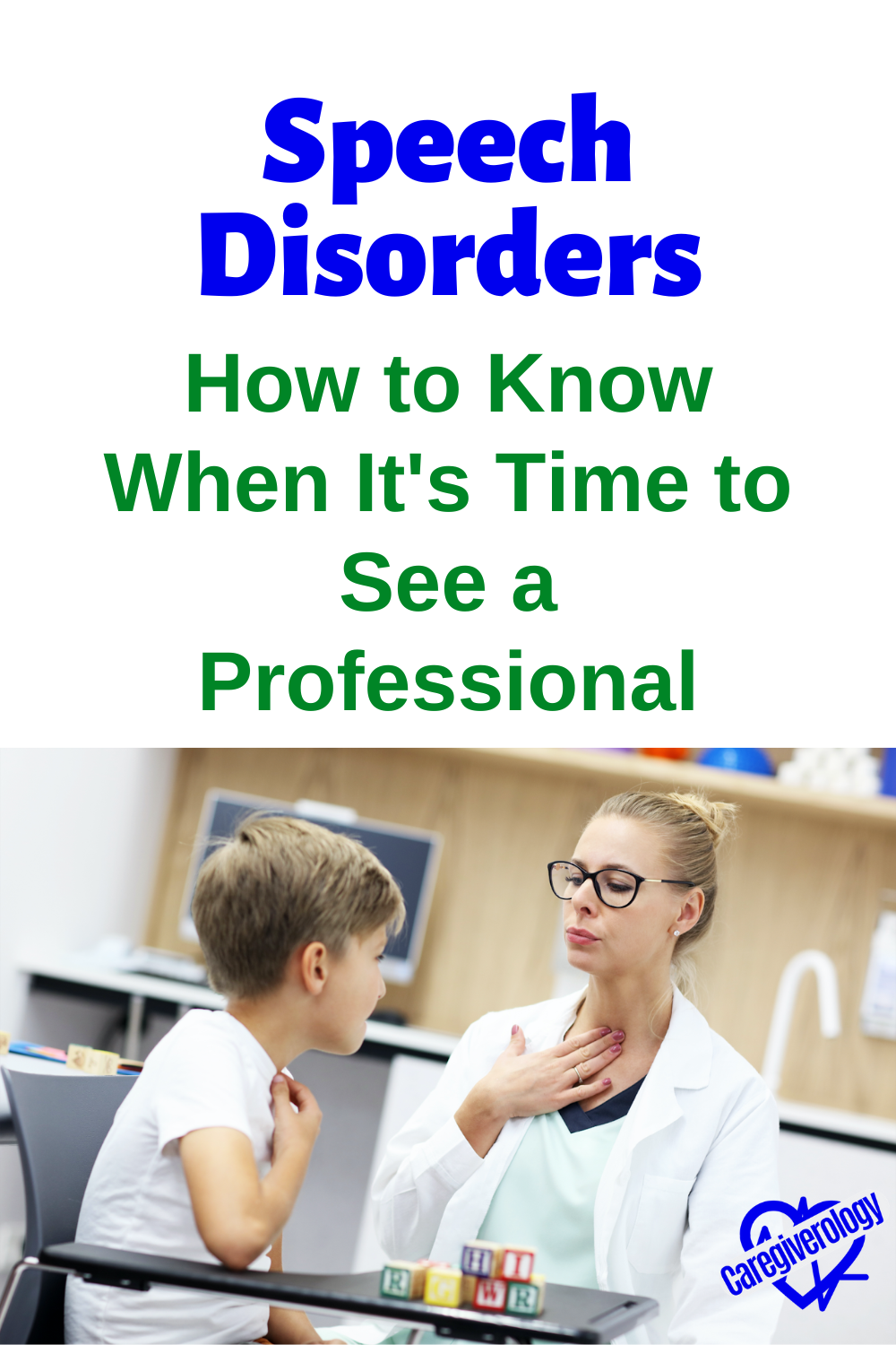speech disorders pin